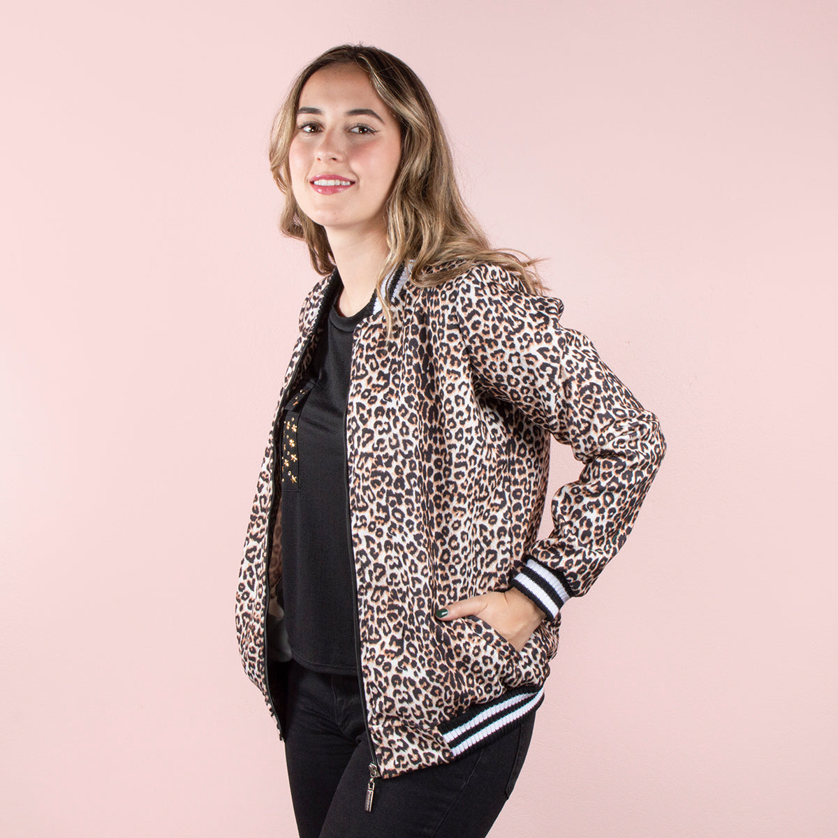 Chaqueta color animal print