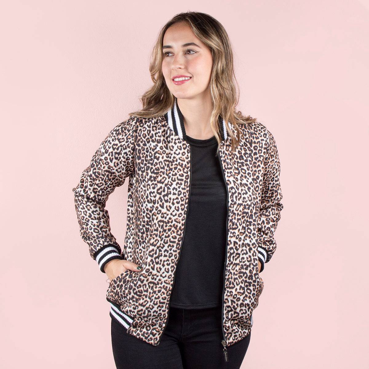 Chaqueta color animal print