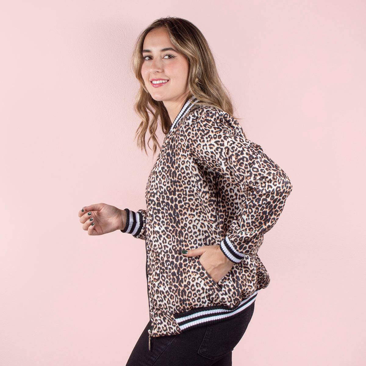 Chaqueta color animal print