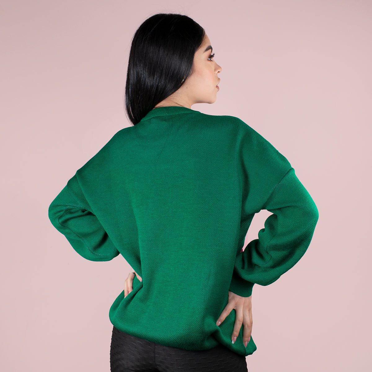 Buzo oversize color verde, para dama