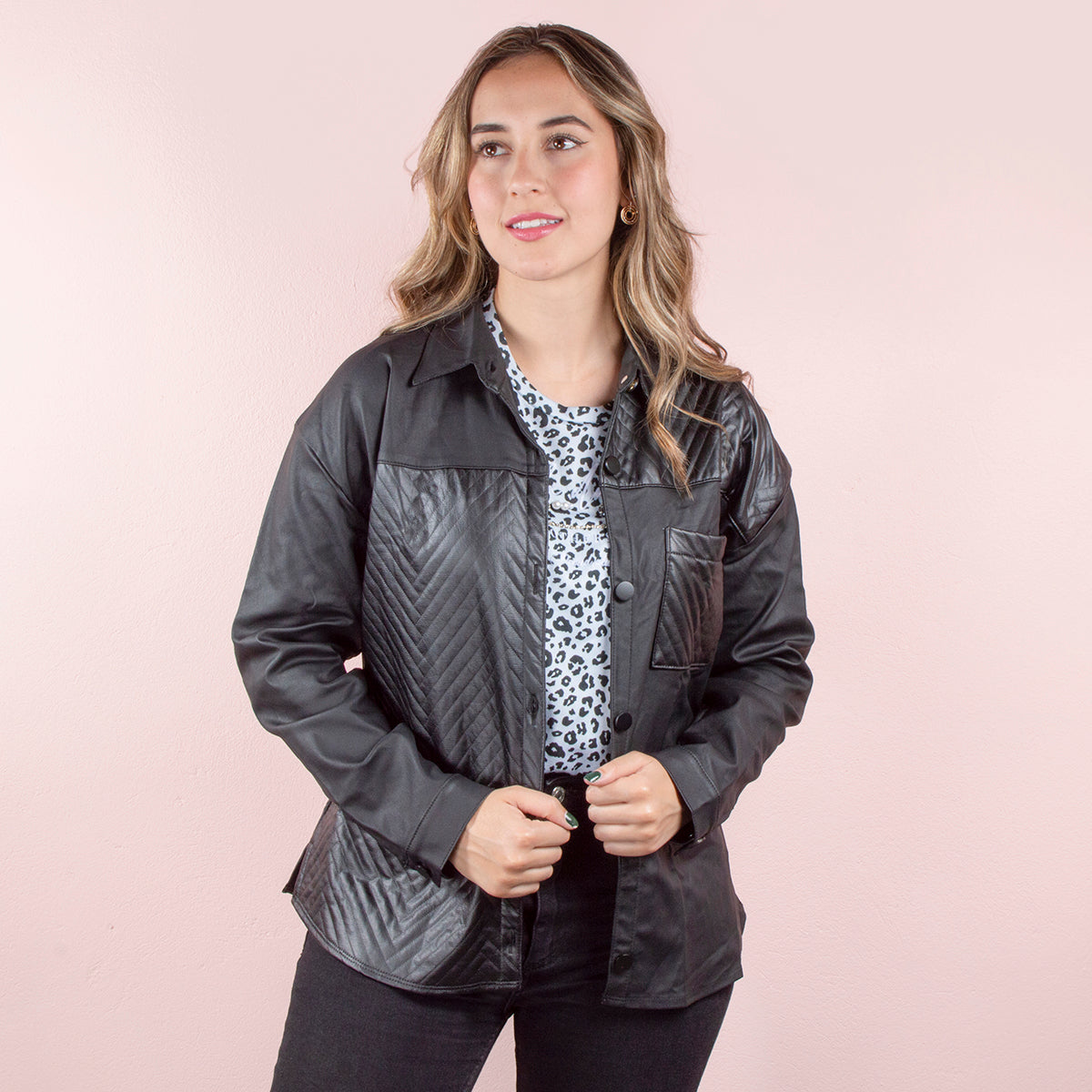 Chaqueta sport color negro