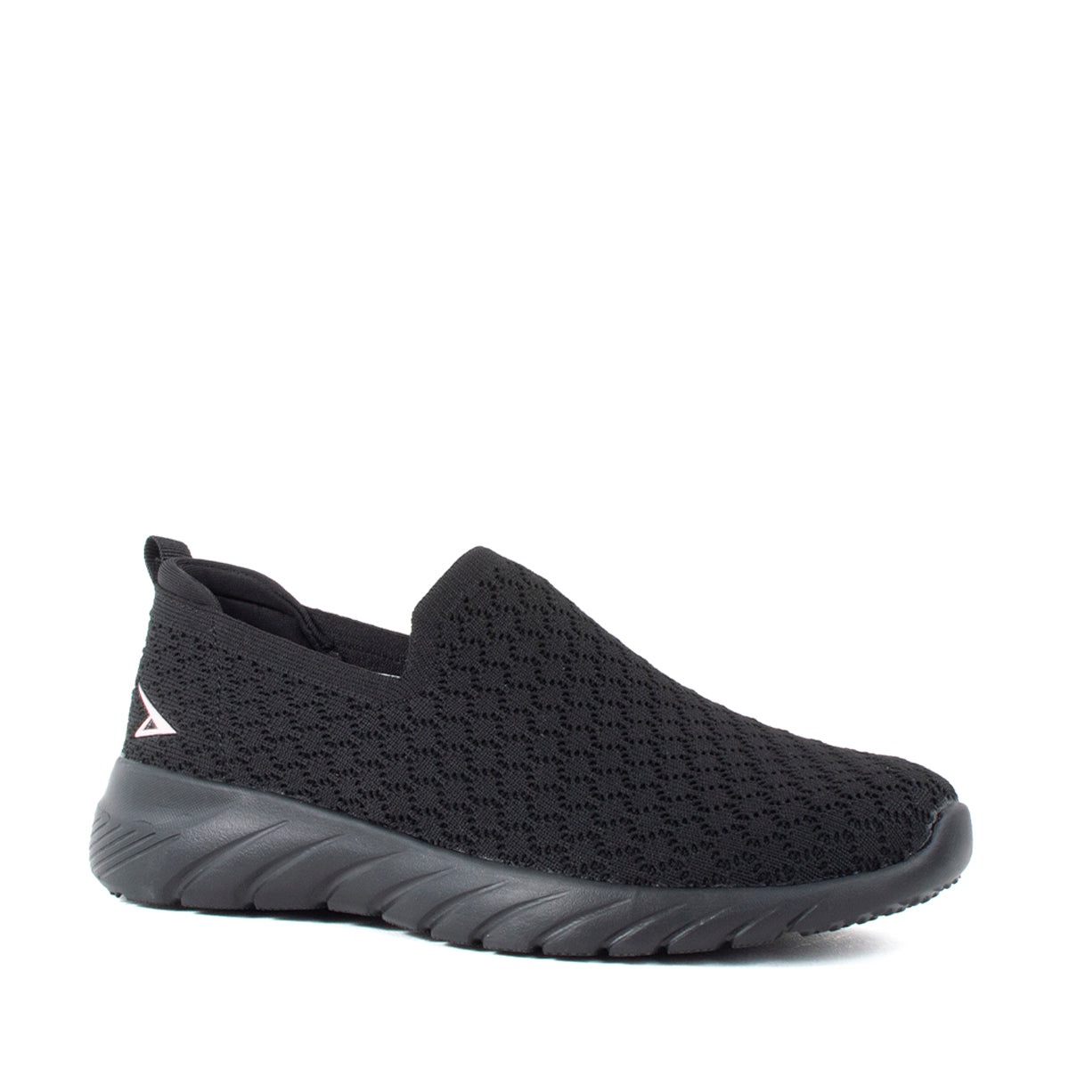 Tenis deportivos color negro texturizado