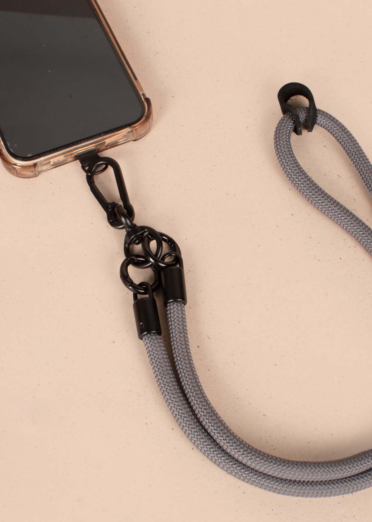 Porta celular color gris 105302