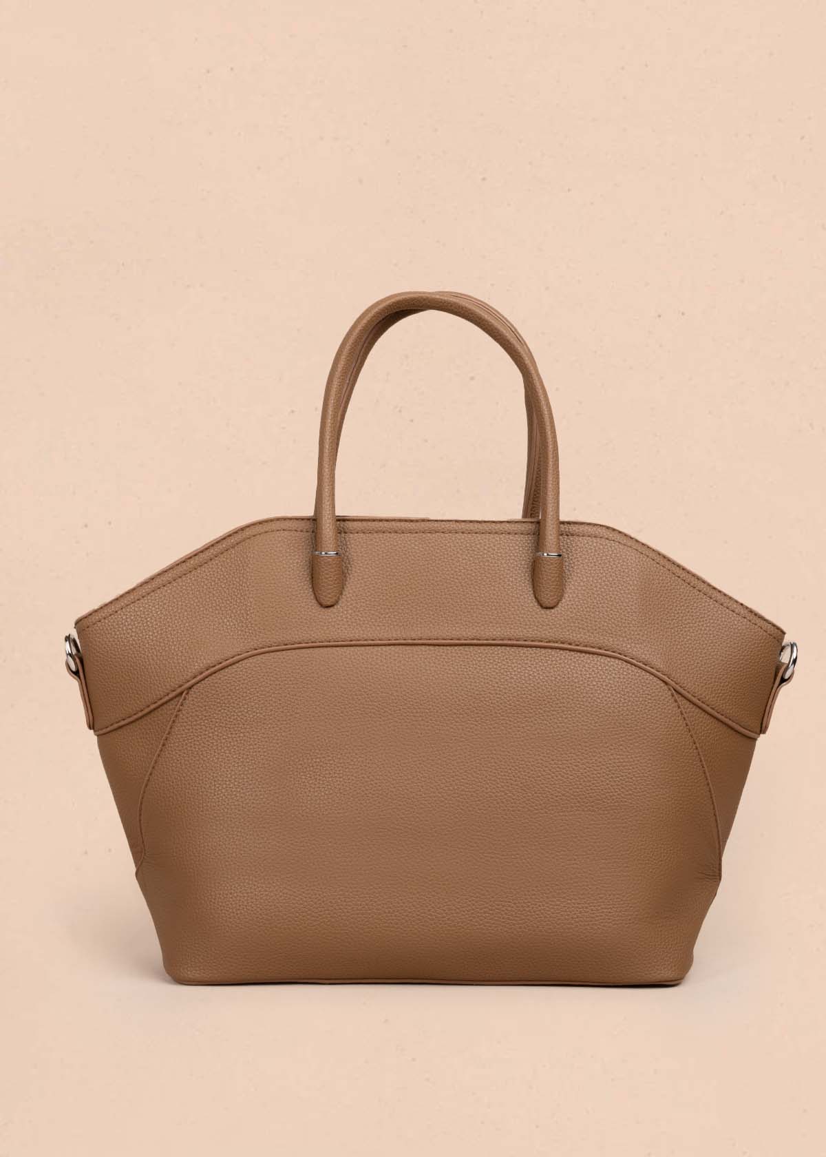 Bolso tipo cartera color café 105750