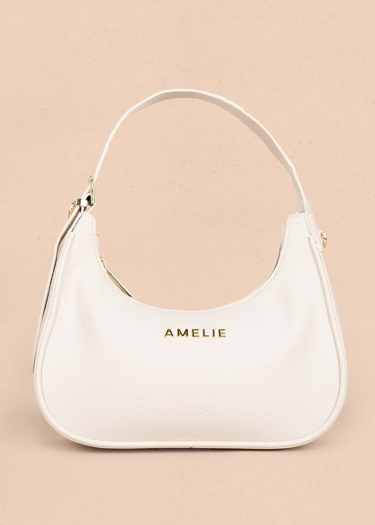 Bolso tipo cartera color crema 105773