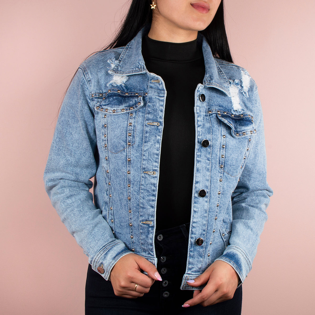 Chaqueta discount jean dama