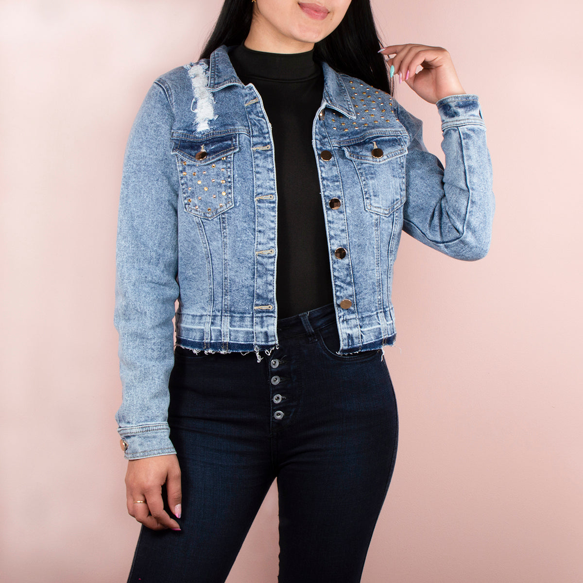 Chaquetas de best sale jeans para dama