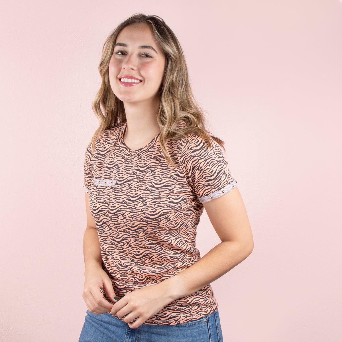 Animal print online camiseta