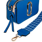 Bandolera color azul, Para dama