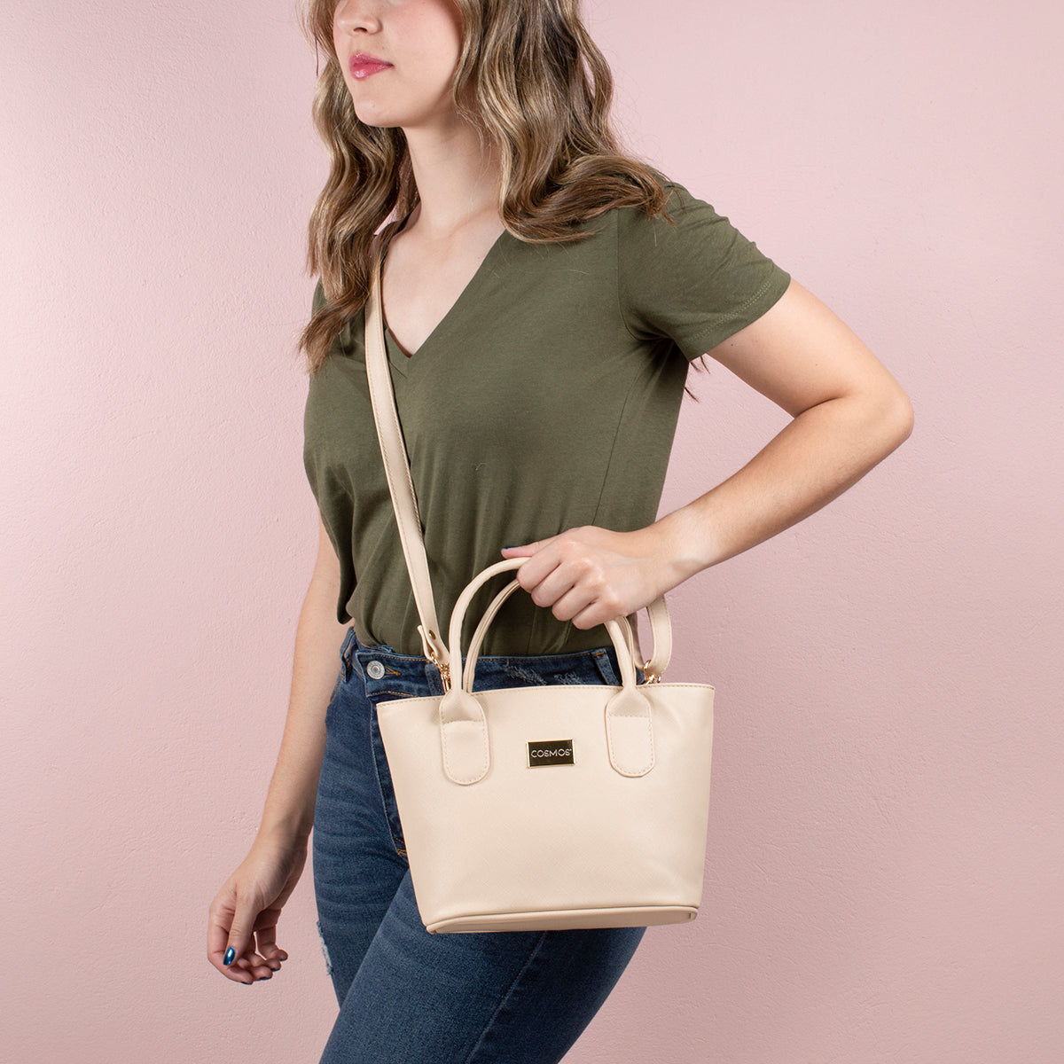 Bolso color beige hot sale