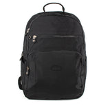 Bolso tipo morral color negro, para dama