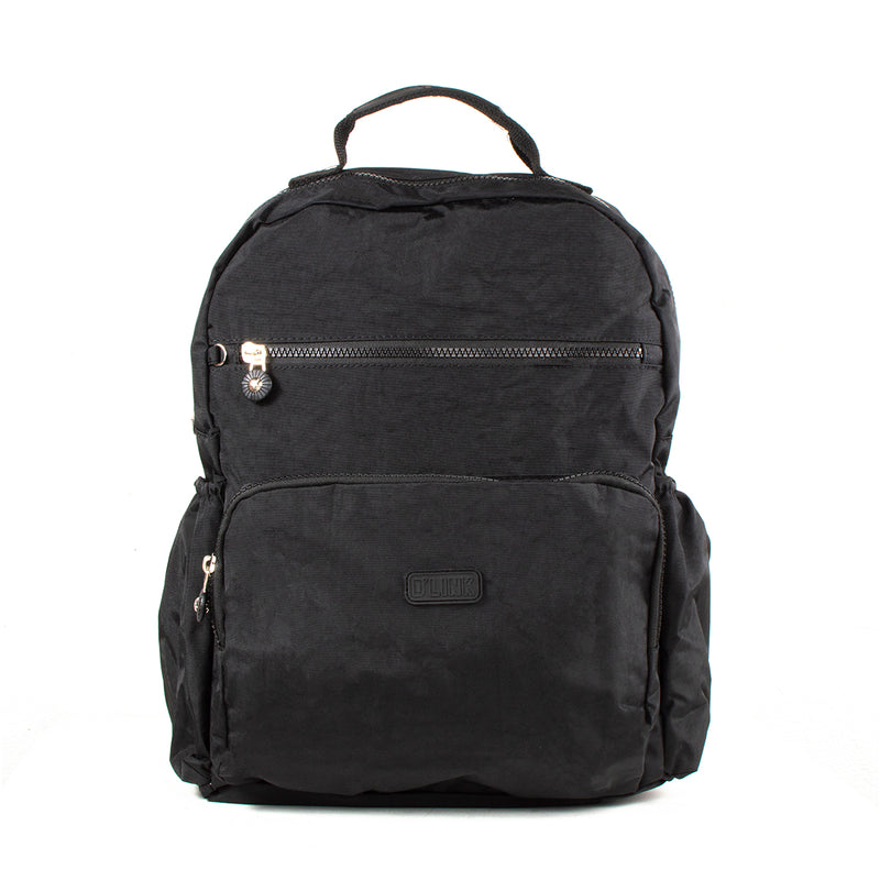 Morral de lona color negro, para dama