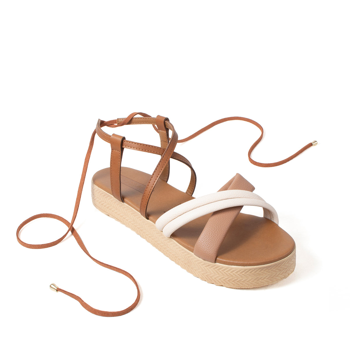 Sandalias plataforma color online camel