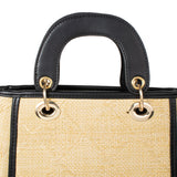 Bolso tipo bandolera color negro, para dama