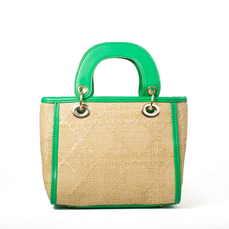 Bolso tipo bandolera color verde, para dama