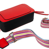 Bolso tipo bandolera color rojo
