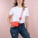 Bolso tipo bandolera color rojo