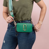 Bolso tipo bandolera color verde