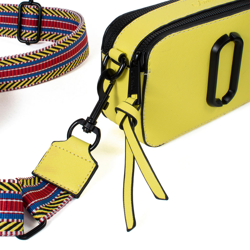 Bolso tipo bandolera color amarillo
