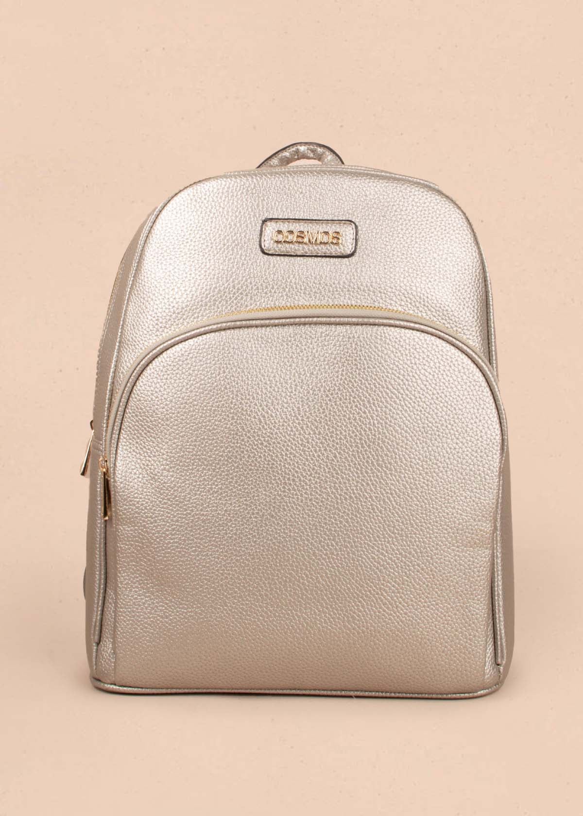 Morral color gris con bolsillo frontal 103739