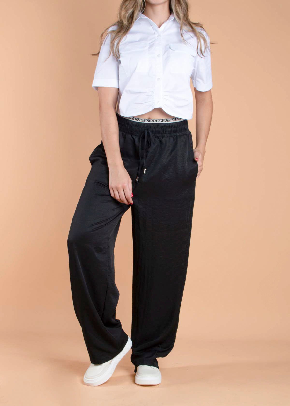 Pantalon con shops resorte