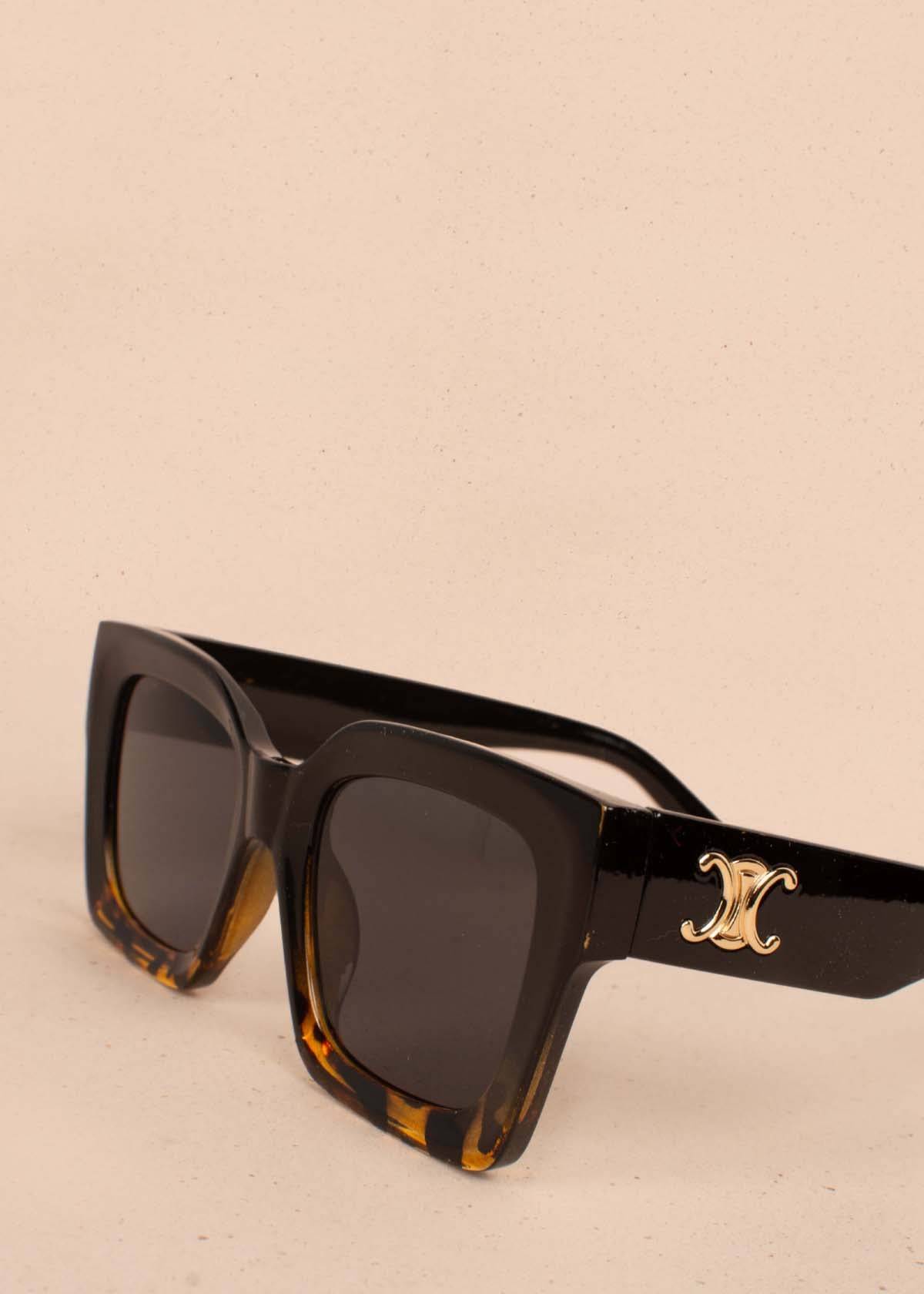 Gafas de sol color animal print con marco rectangular 104525