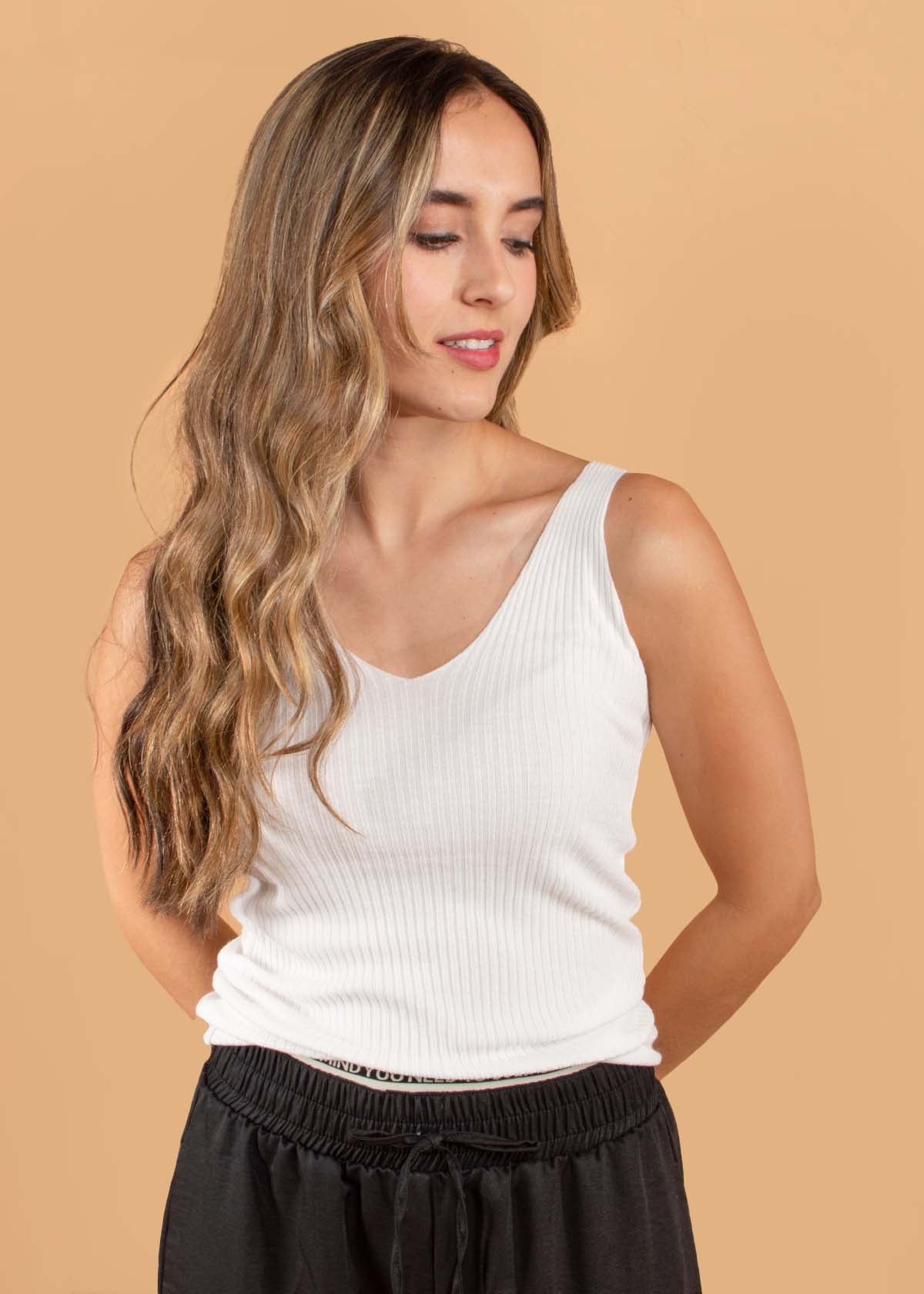 Blusa manga sisa color blanco 104684