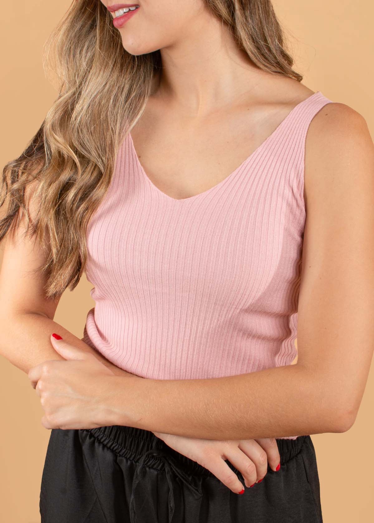 Blusa manga sisa color nude 104684