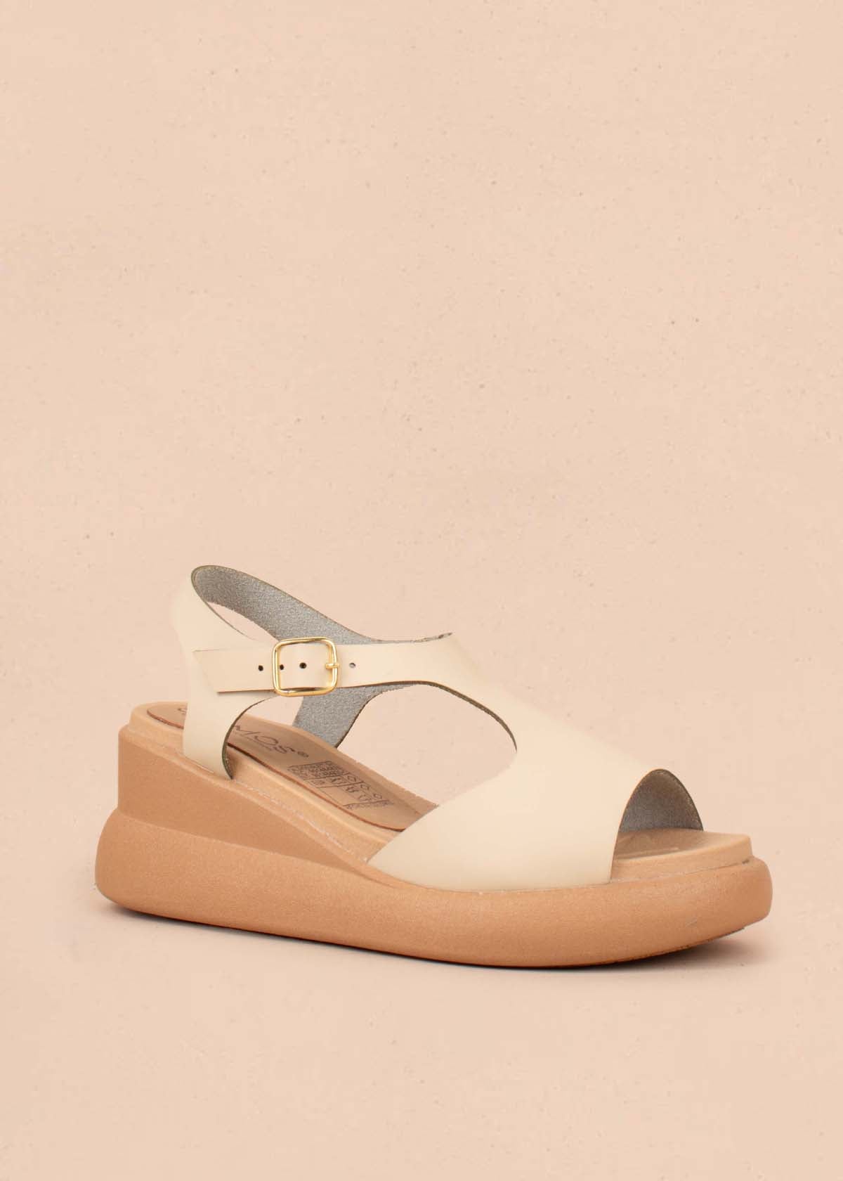 Sandalias color camel 104829