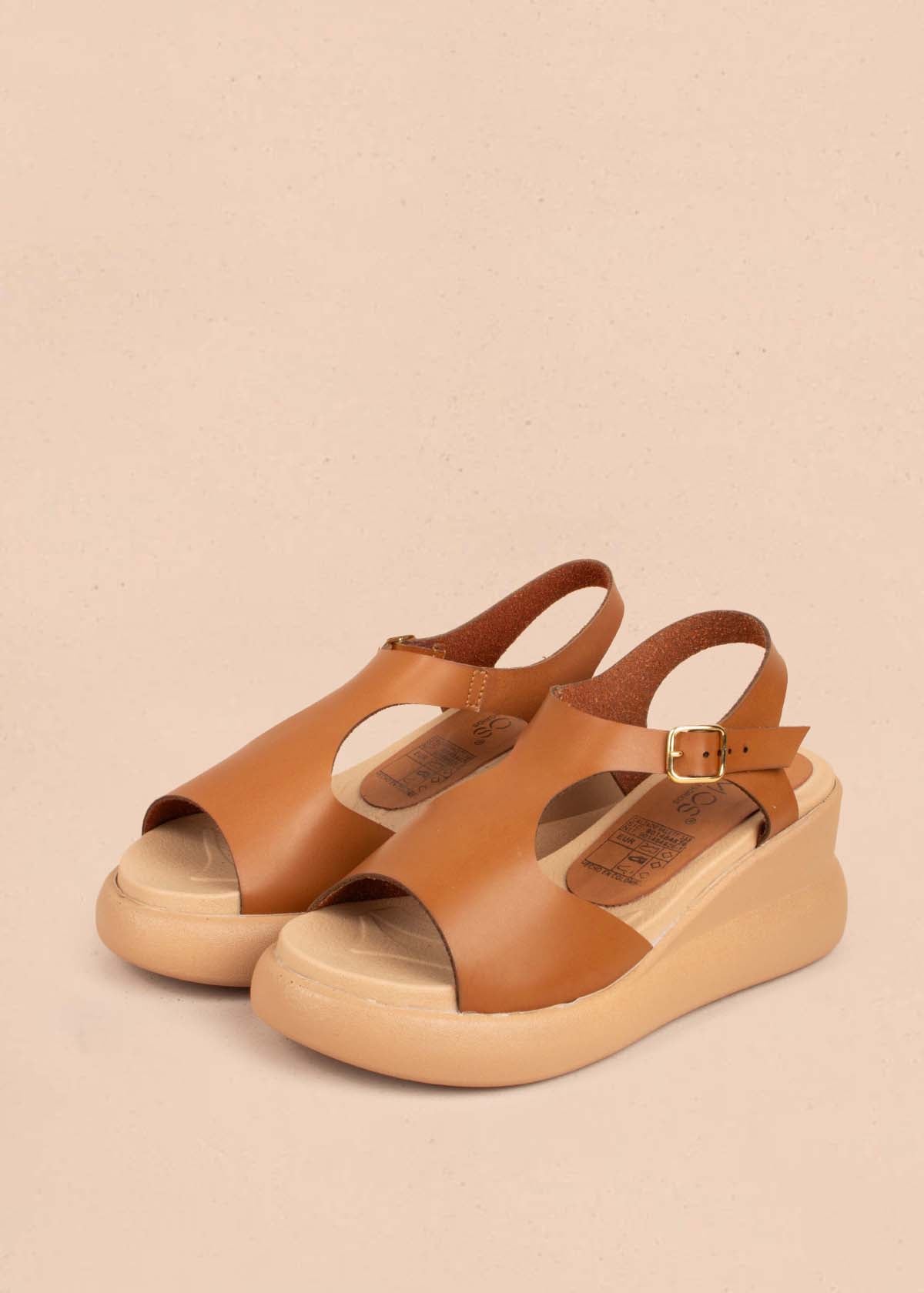 Sandalias color miel  104829