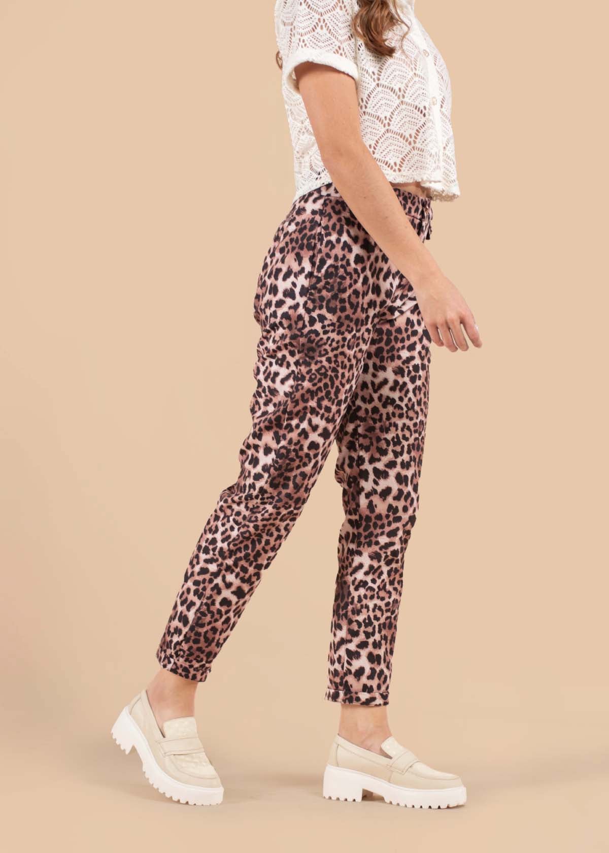 Pantalón estampado color animal print 104920