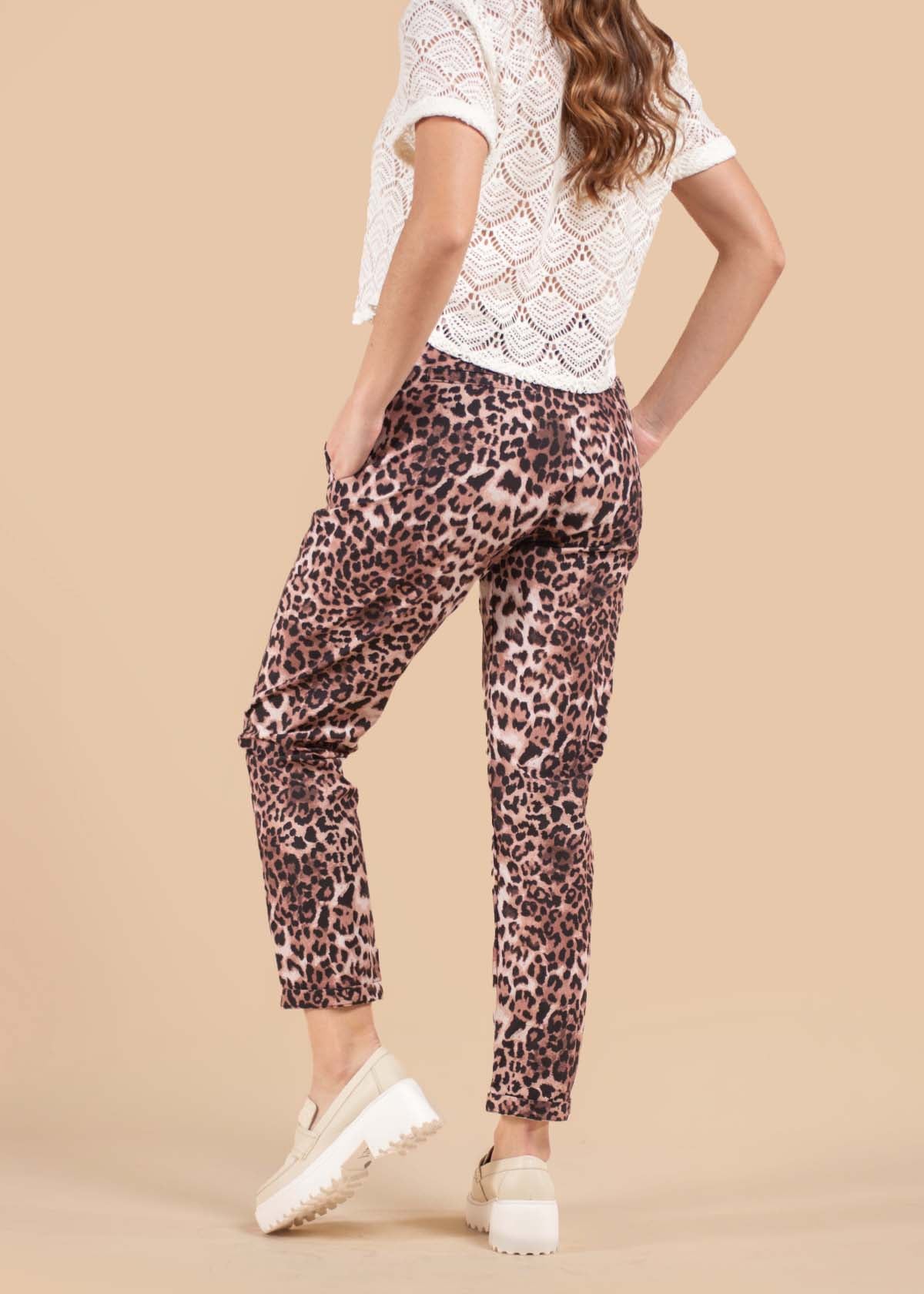 Pantalón estampado color animal print 104920