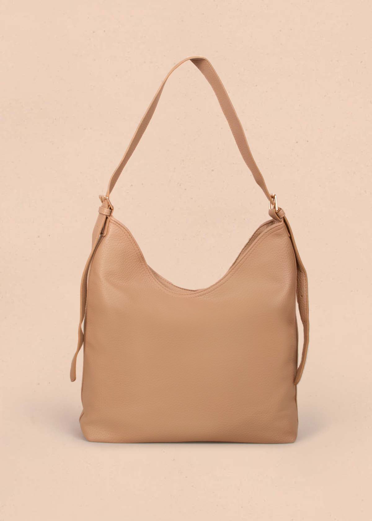 Bolso tipo shopping color camel 105149