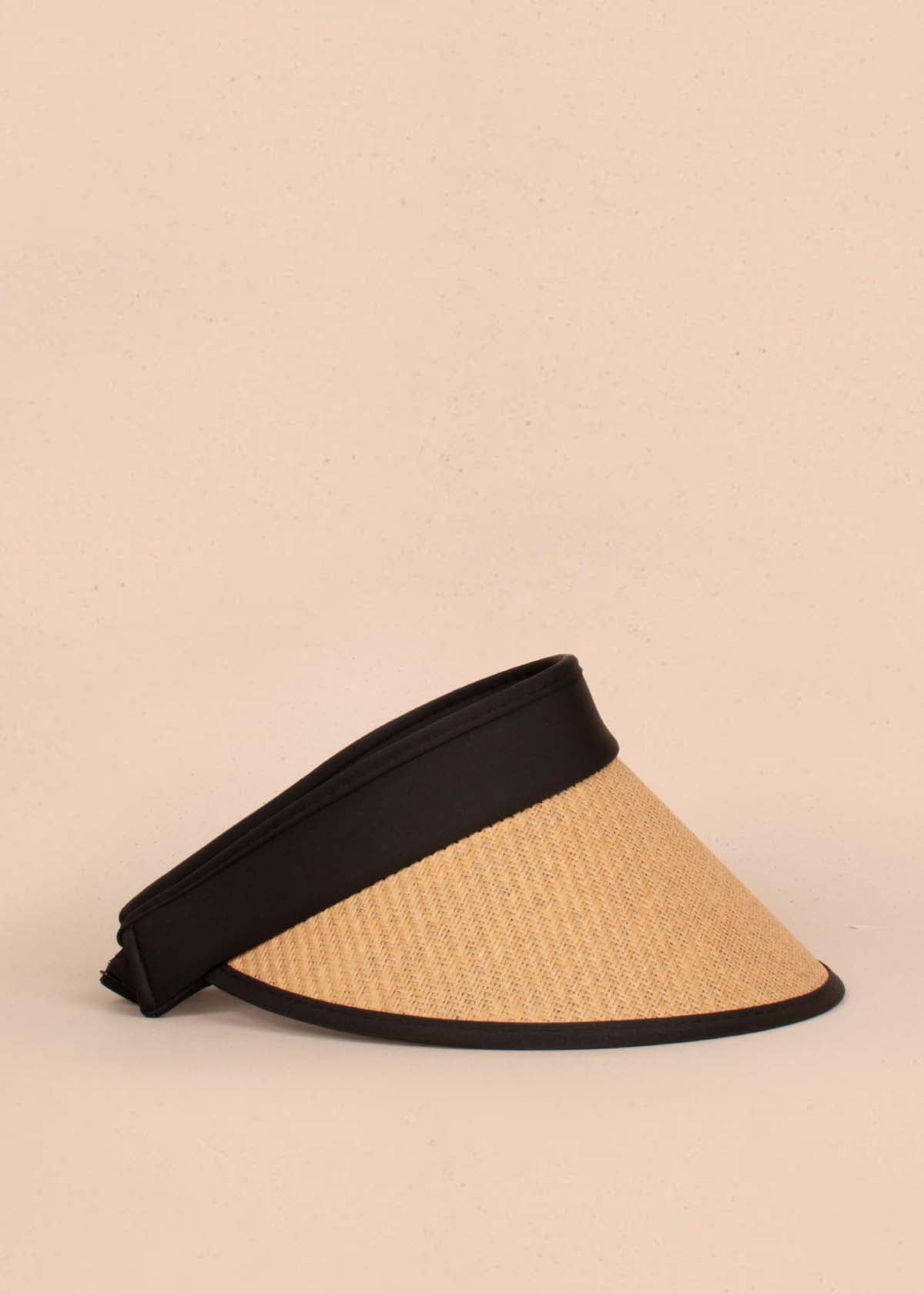 Visera en yute color camel 105153