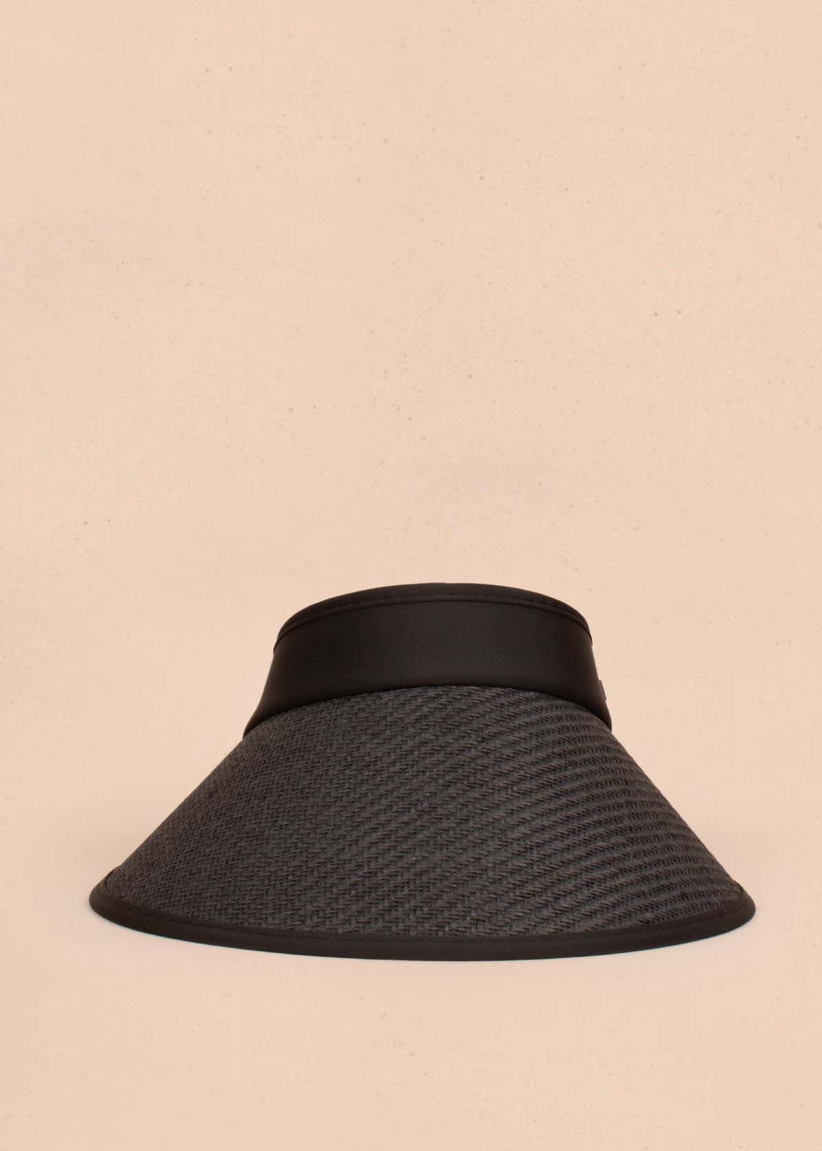 Visera en yute color negro 105153