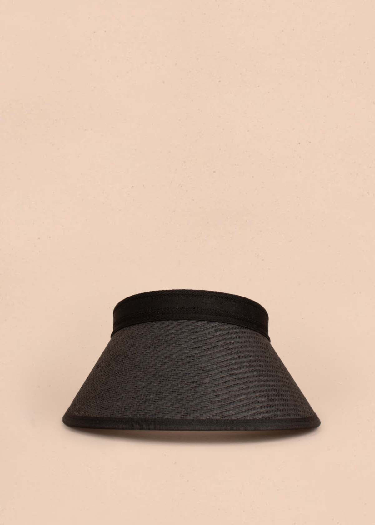 Visera en yute color negro 105233