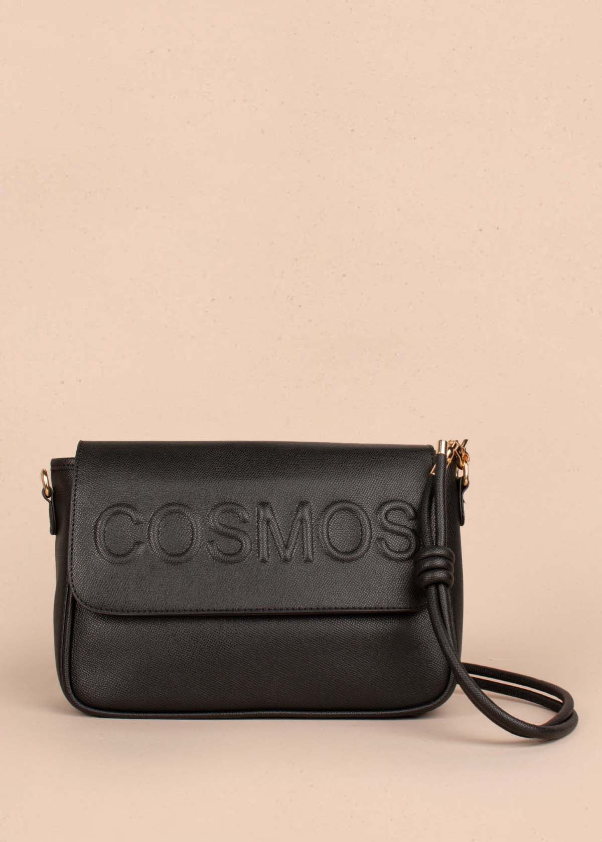 Bolso tipo bandolera color negro 105260