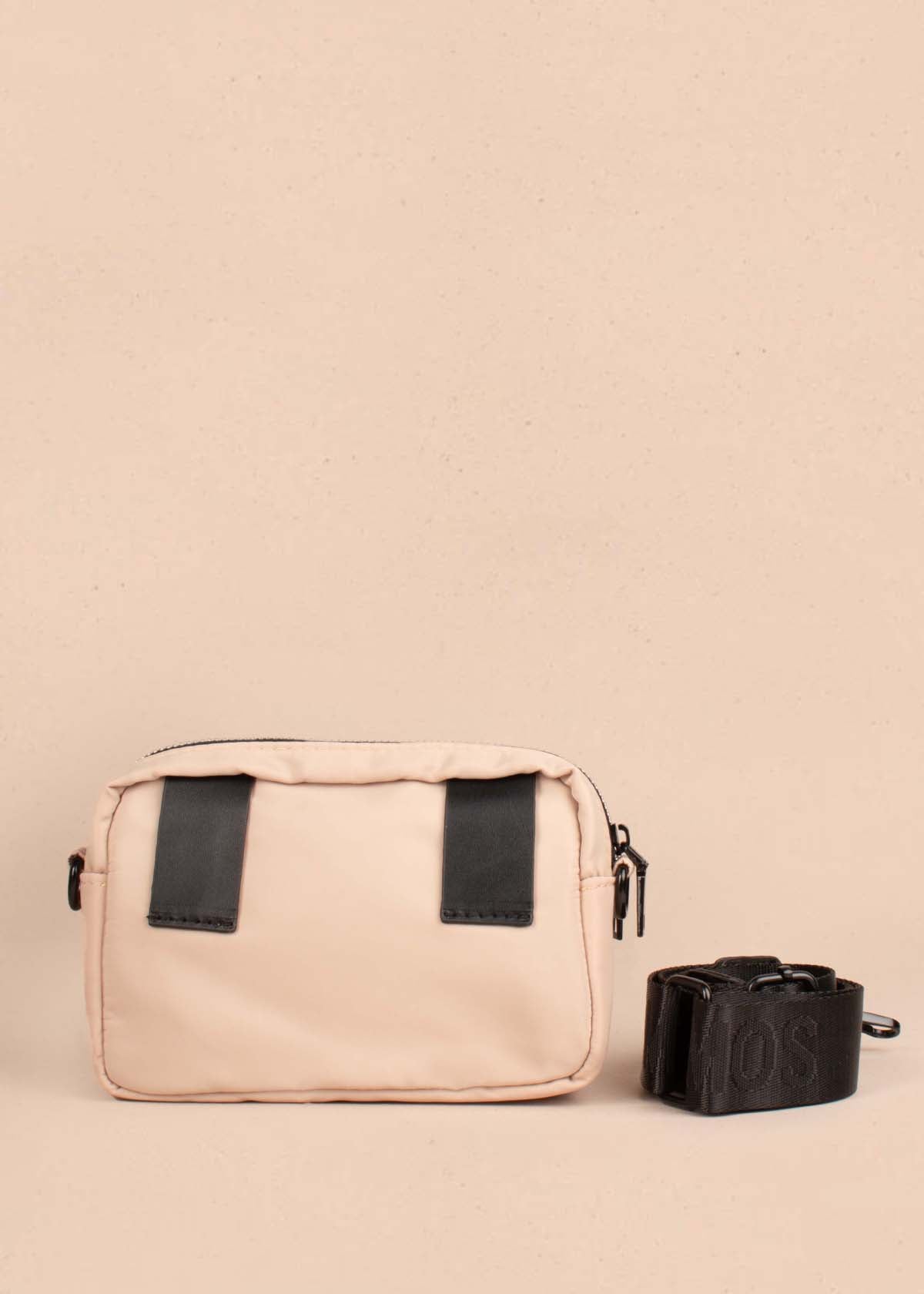 Bolso tipo bandolera color beige 105261