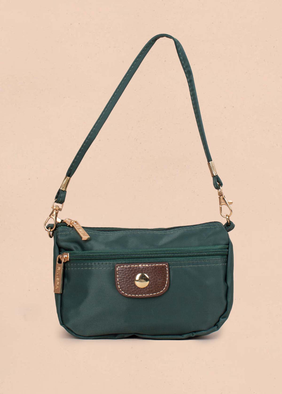 Bolso tipo bandolera color verde 105291