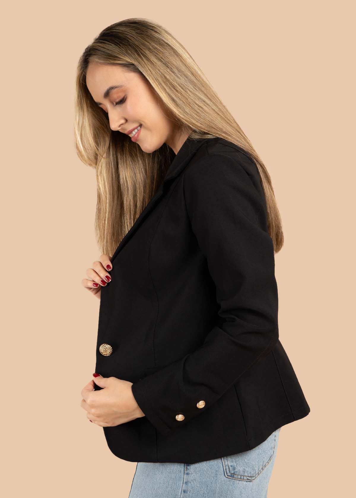 Blazer clásico color negro 105500