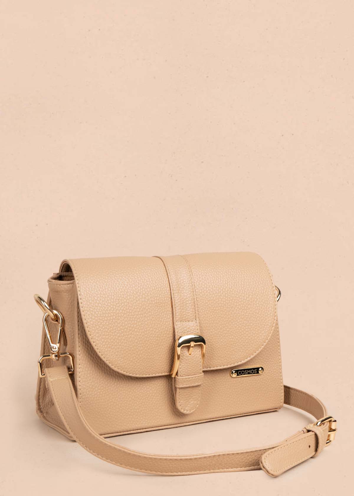 Bolso manos libres color beige 105568