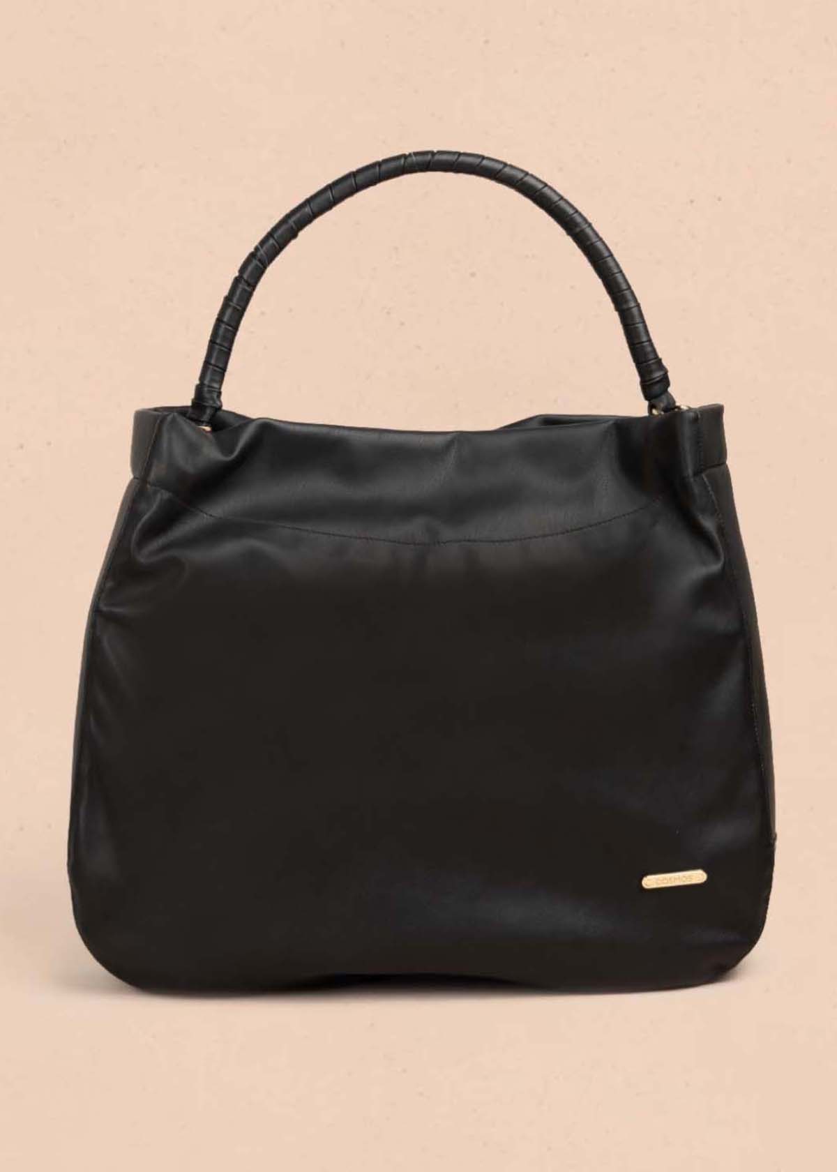 Bolso shopping color negro 105570
