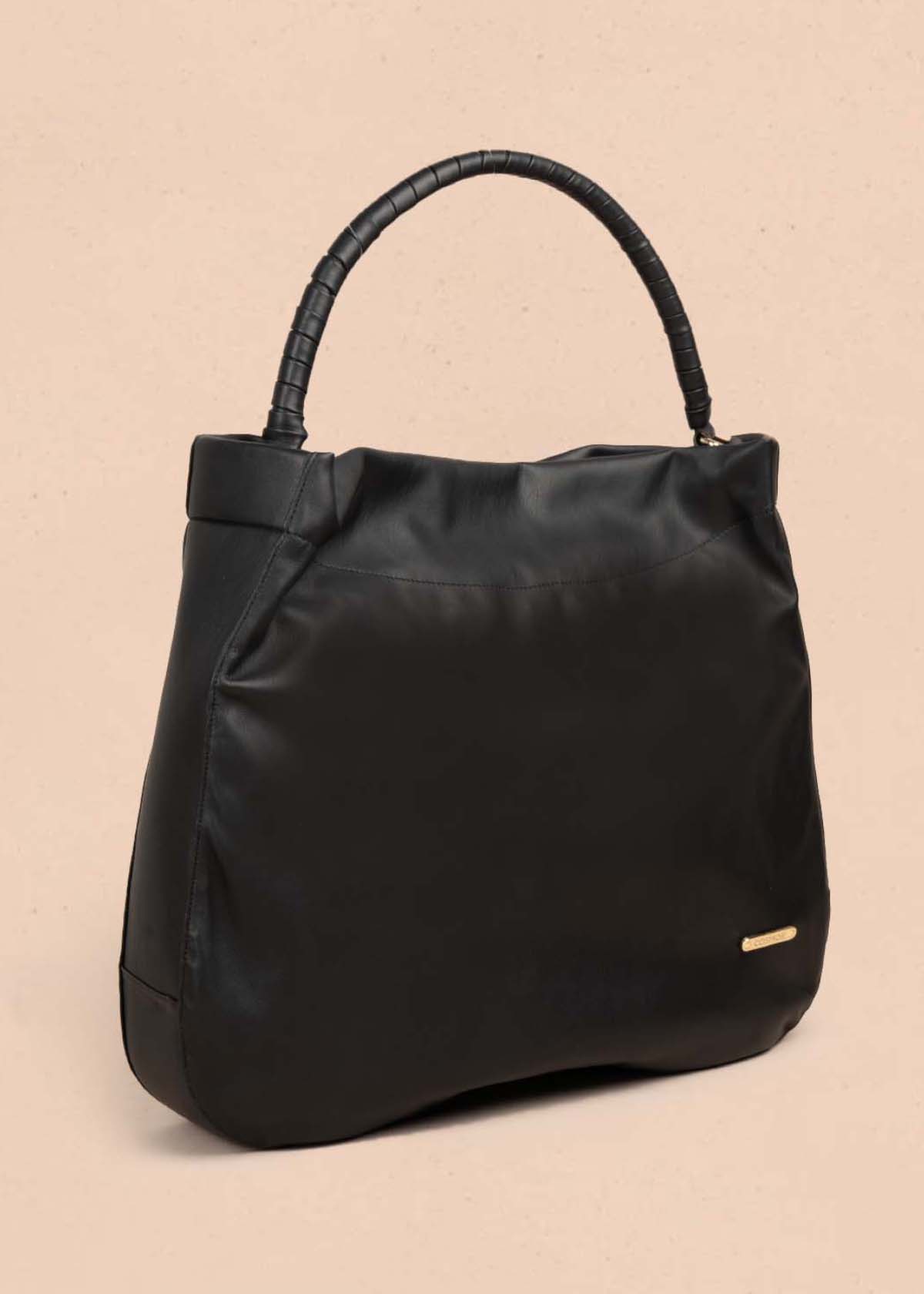 Bolso shopping color negro 105570