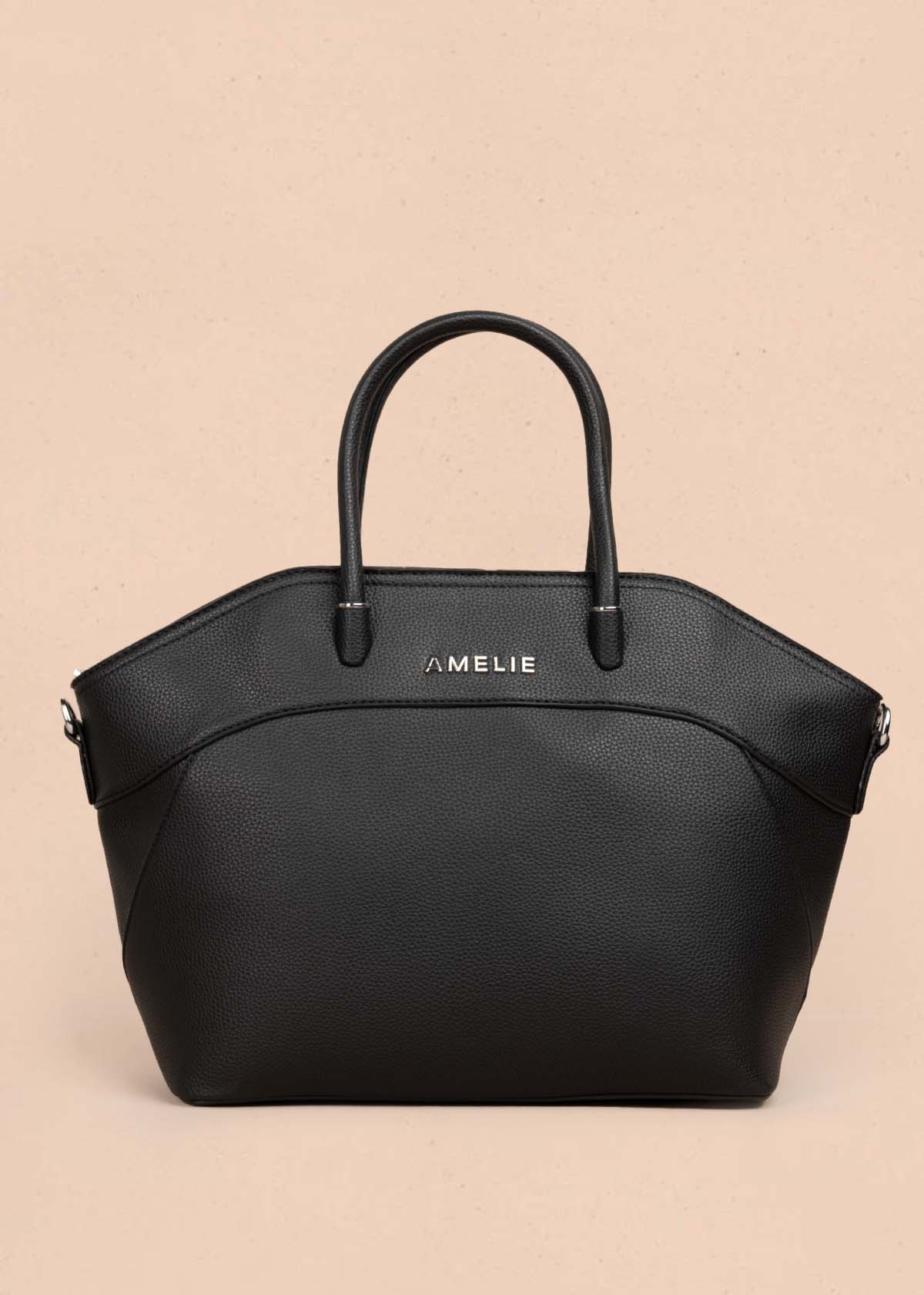 Bolso tipo cartera color negro 105750
