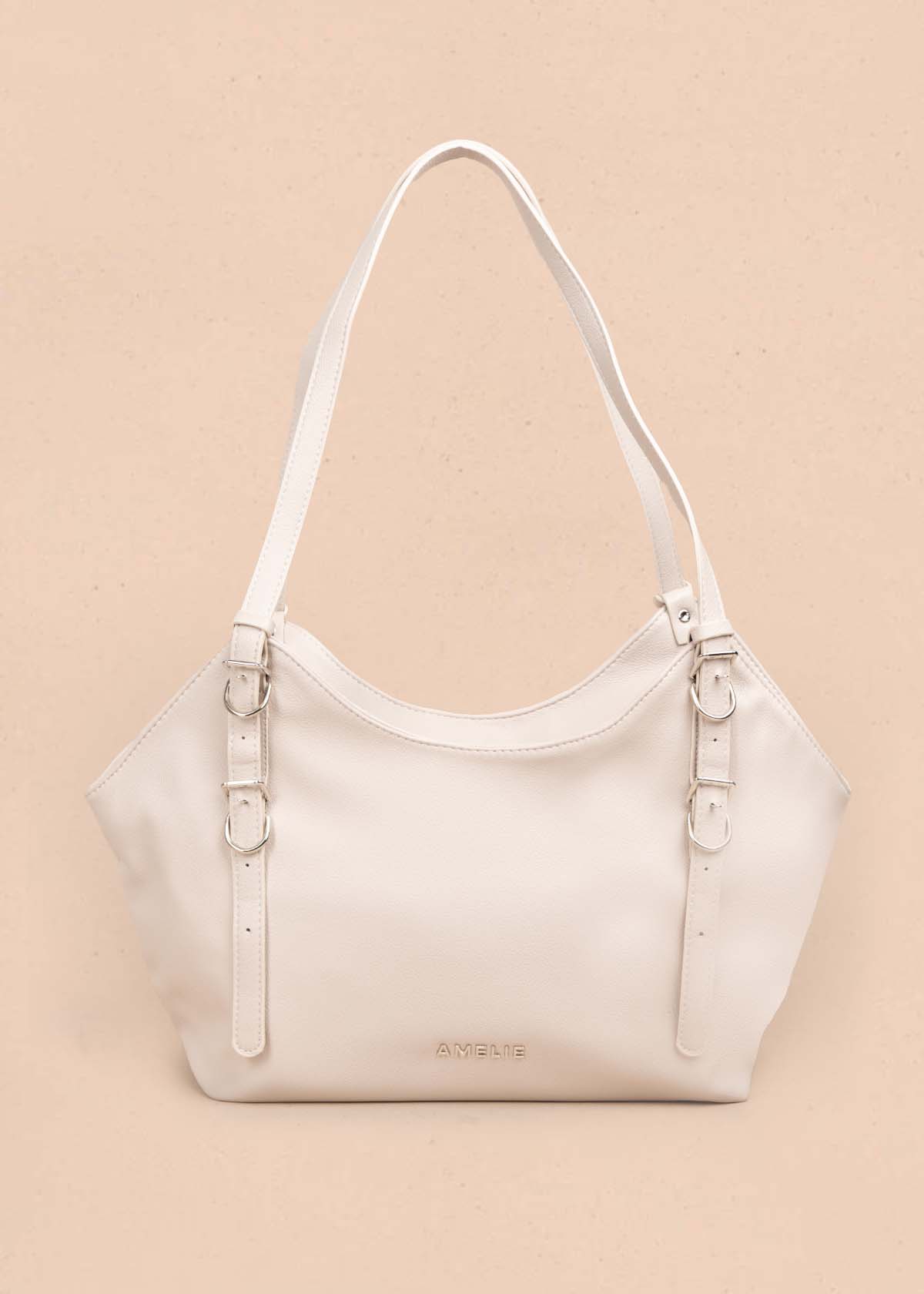 Bolso tipo shopping color beige  105757