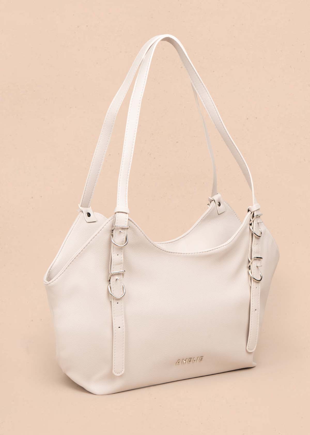 Bolso tipo shopping color beige  105757