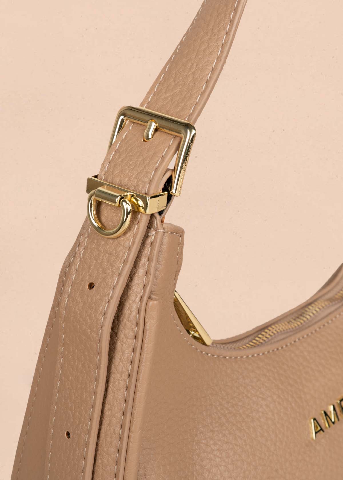 Bolso tipo cartera color caqui 105773