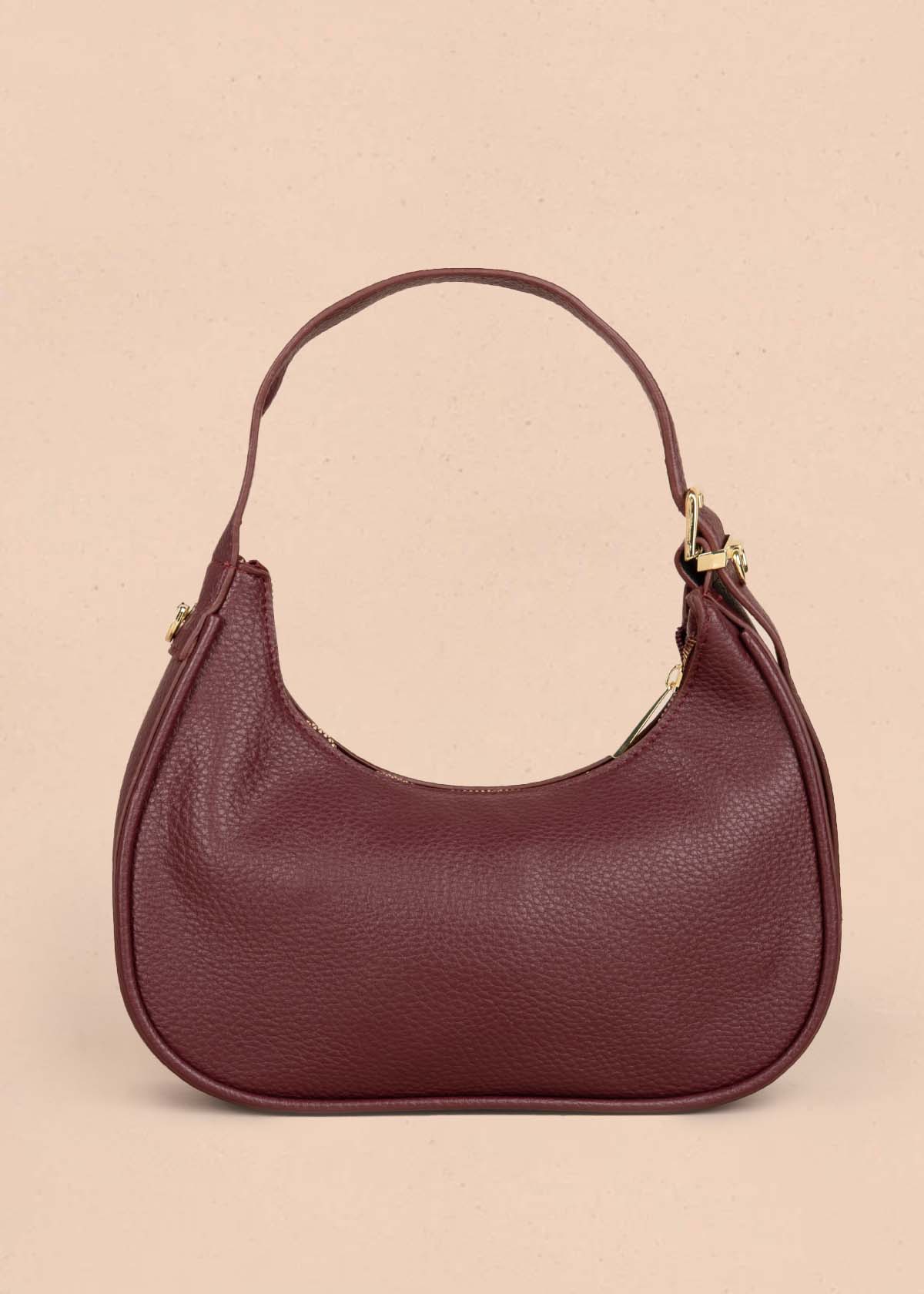 Bolso tipo cartera color vinotinto 105773