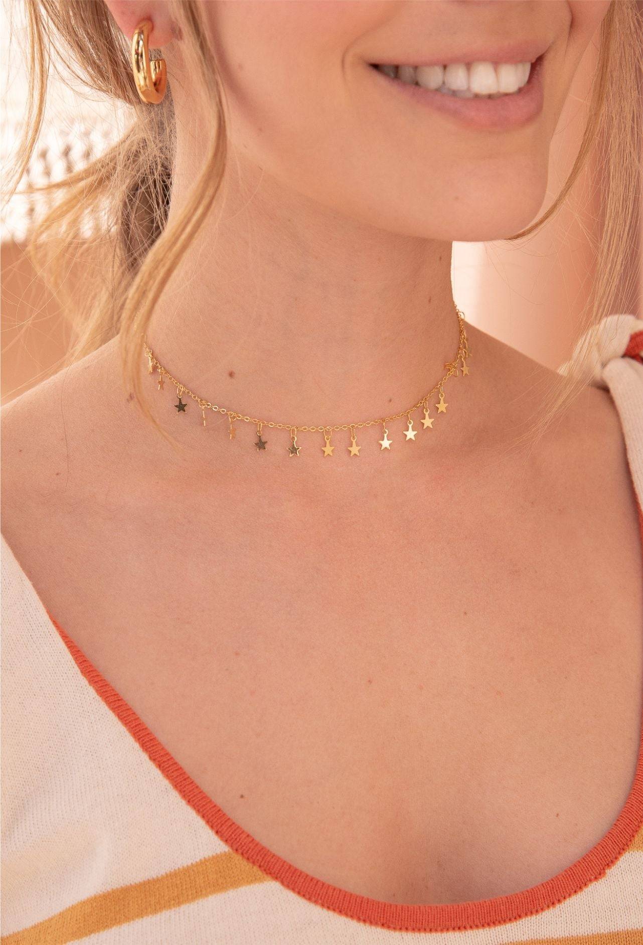 Choker-estrellas-para-mujer-Ave-María-accesorios-2