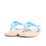 Sandalias color azul, estilo en plástico sencilla de mujer